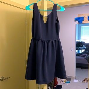 Blue skater dress